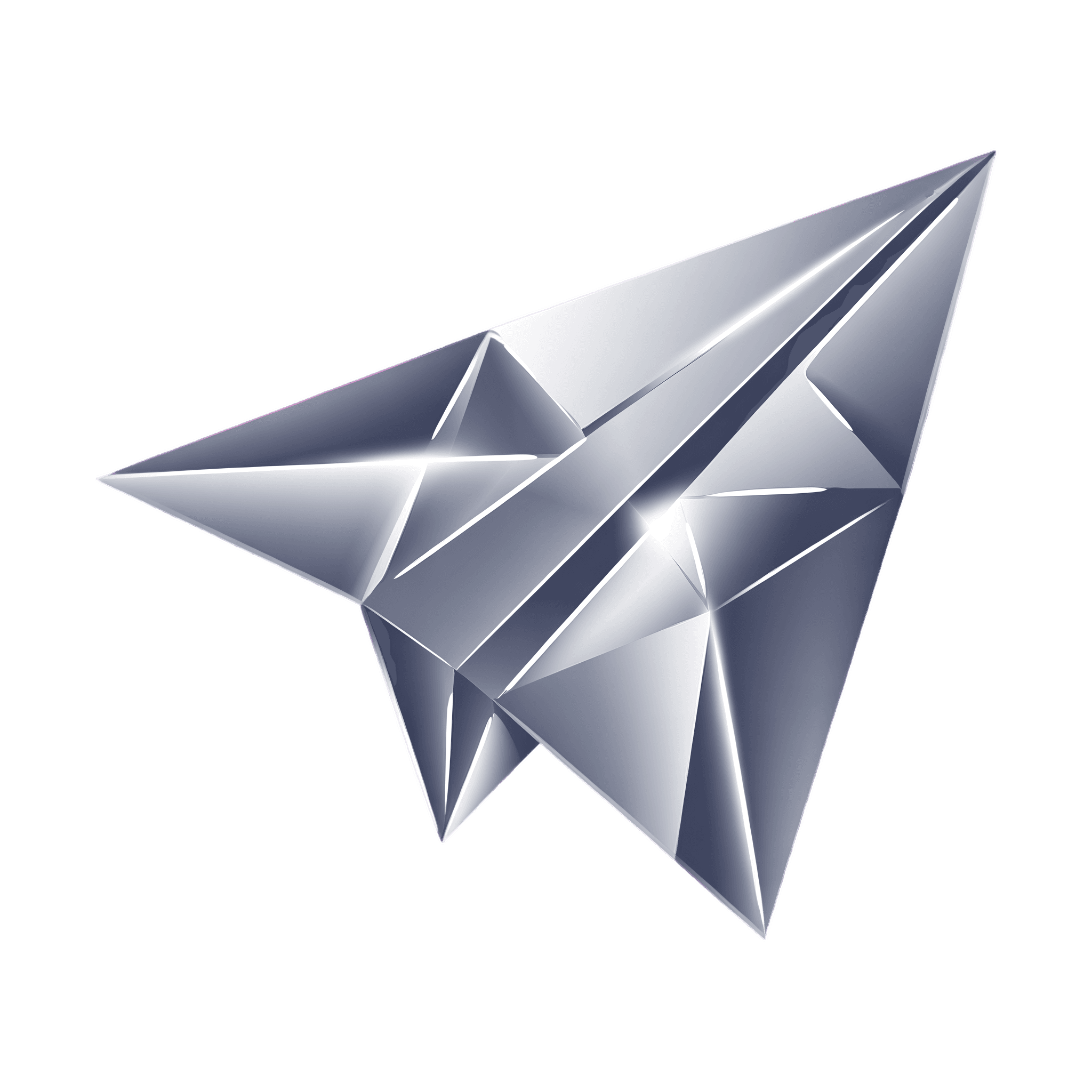 Origami avion en papier